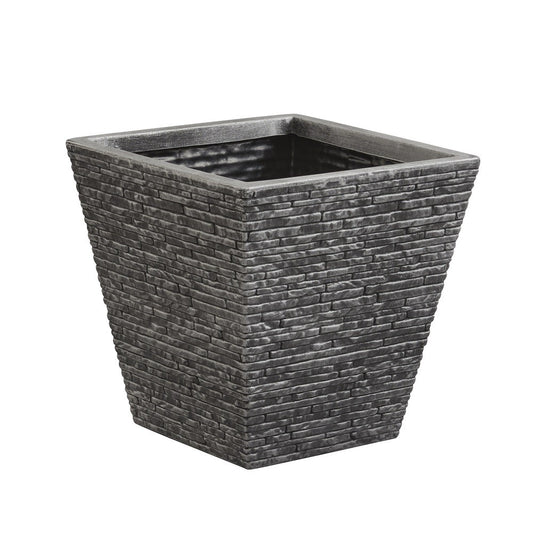 Pewter Slate Effect Planter (33cm)