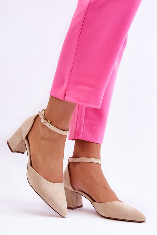Block heel pumps model 181451 Step in style-Luxore