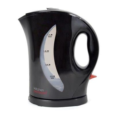 Kitchen Perfected Black 2Kw 1.7Ltr Cordless Kettle, Plastic E1524BK