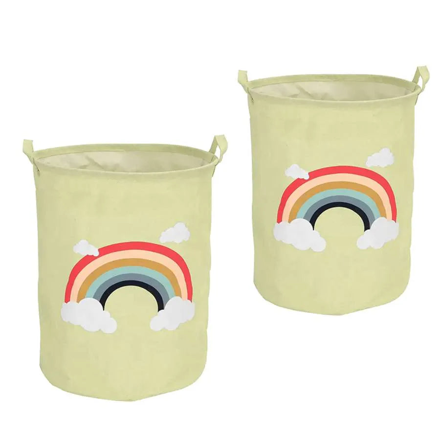 Kids' Laundry Baskets 2-Pack for nursery or bedroom~5235-6
