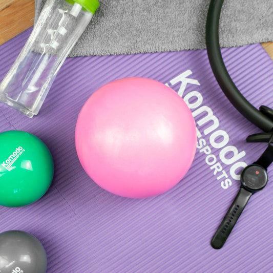 18cm Exercise Ball – Pink – Core Balance & Stability Trainer
