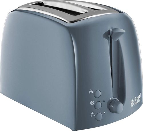 Russell Hobbs Textures 2-Slice Toaster 850 W, Grey 21644-Luxore