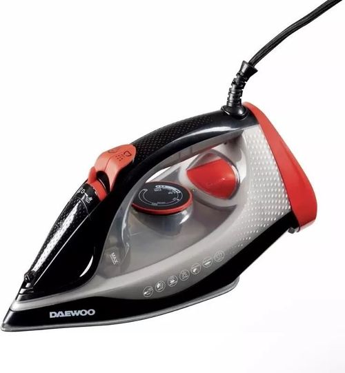 Kitchen Appliances - Daewoo Ultra Glide Iron, 2600W Steam Iron With Ceramic Soleplate, High Burst Steam And Precision Tip