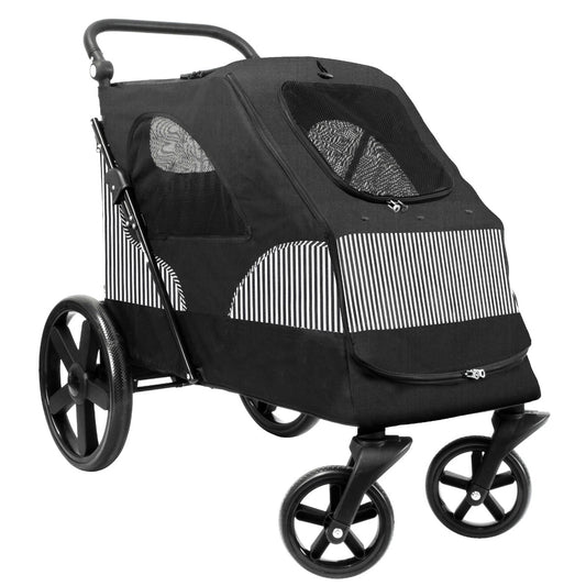XL Pet Stroller – Large Folding Pushchair for Dogs & Cats