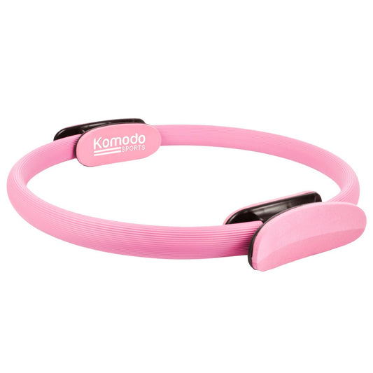 15 Inch Pilates Ring – Pink – Lightweight Core Workout Circle